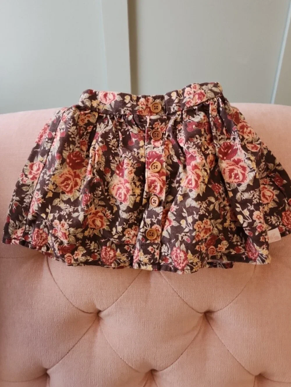 Sweethoney 4t Yellow Ribbed Top Bodysuit and Floral Skirt Set Outfit Fall